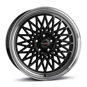 Borbet B black rim polished in 17 Zoll